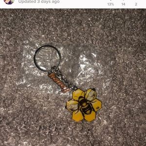 6 honey keychains